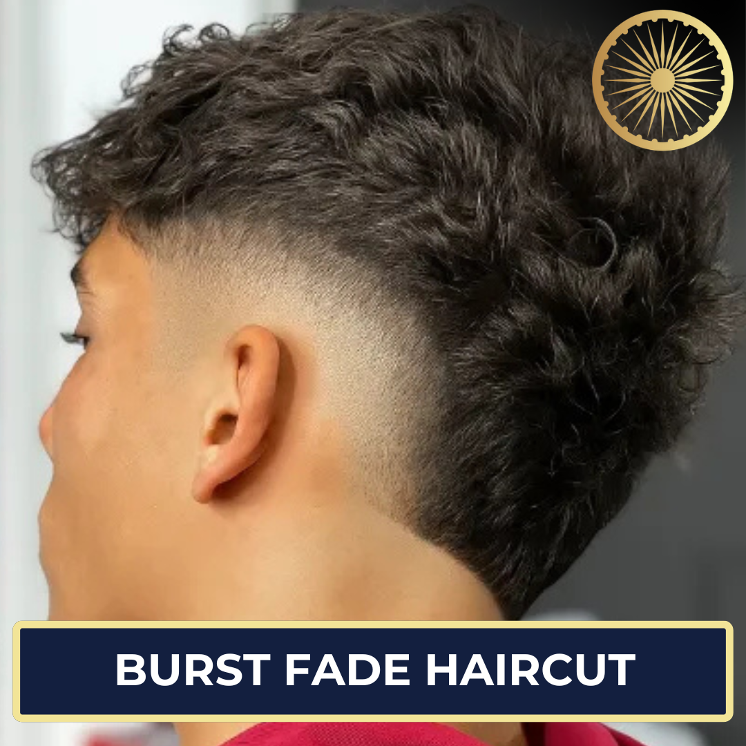Burst Fade at Dandies Barber – Campbell, CA