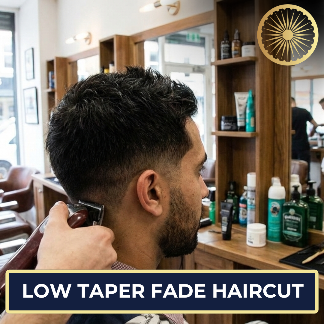 DANDIES LOW TAPER FADE HAIRCUT IN CAMPBELL CA