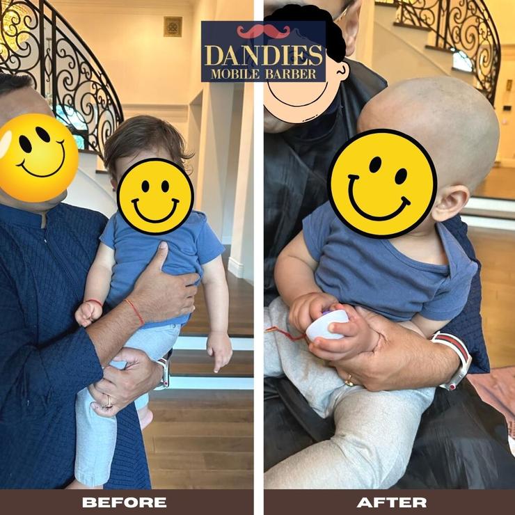 Kids Mundan Razor Shave